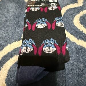 Disney Black and Blue Eeyore Crew Socks